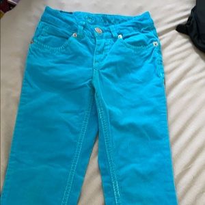 Blue corduroy pants